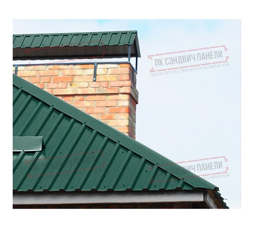 Профнастил МП35-1035 Полиэстер RAL-6005-0.45