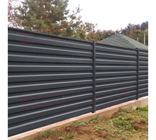 Профилированный лист МП35-1035 Viking E RAL-7024-0.5