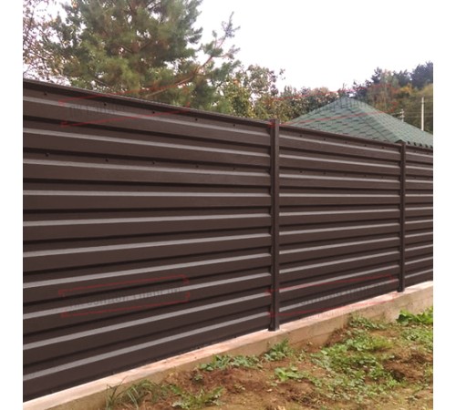 Профилированный лист МП35-1035 Viking E RAL-8017-0.5