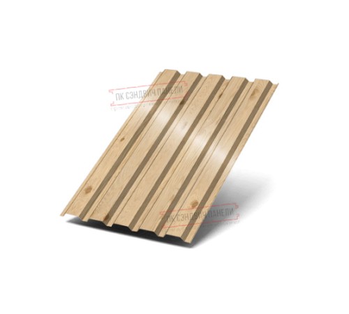 Профнастил МП35-1035 ECOSTEEL_MA-Сосна-0.5