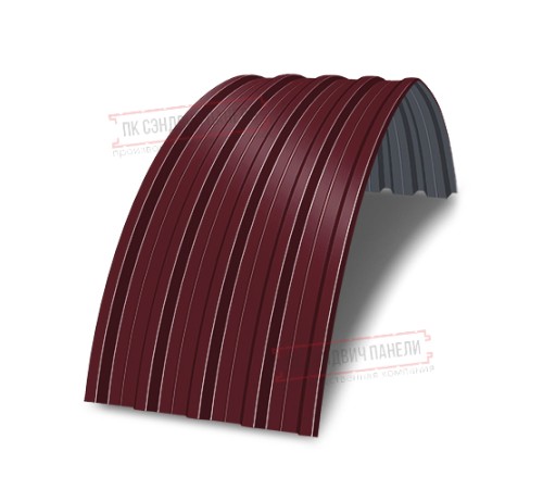 Арочный профнастил самонесущий окрашенный Н60-0.9 цена за м2.