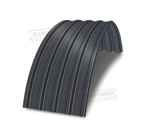 Арочный профнастил самонесущий окрашенный Н60-0.8 цена за пог.м.
