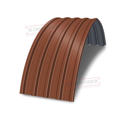 Арочный профнастил самонесущий окрашенный Н60-0.6 цена за пог.м.