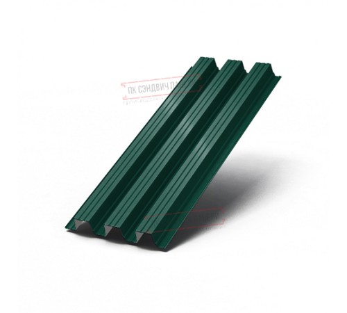 Профнастил Н114-750 Полиэстер RAL-6005-0.7