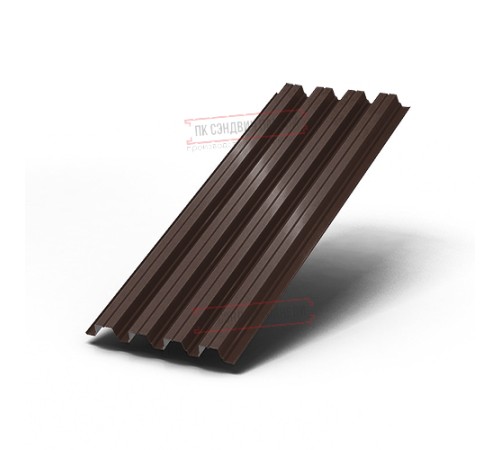 Профнастил Н75-750 Полиэстер RAL8017-0.7