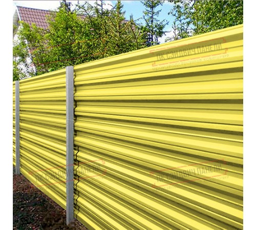 Профилированный лист НС35-1000 Norman RAL1018-0.5