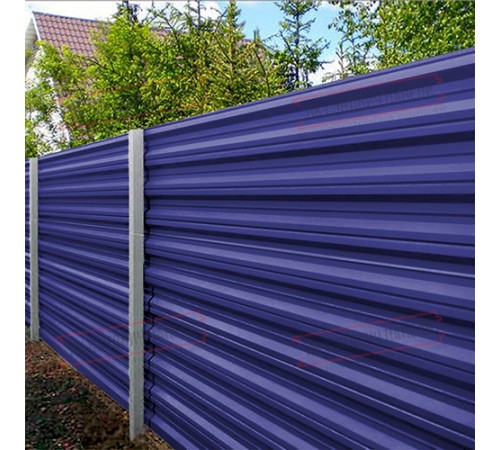 Профилированный лист НС35-1000 Полиэстер RAL5002-0.45