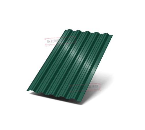 Профилированный лист НС35-1000 Призма RAL6005-0.5