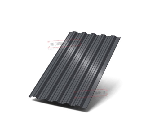 Профилированный лист НС35-1000 Призма RAL7024-0.5