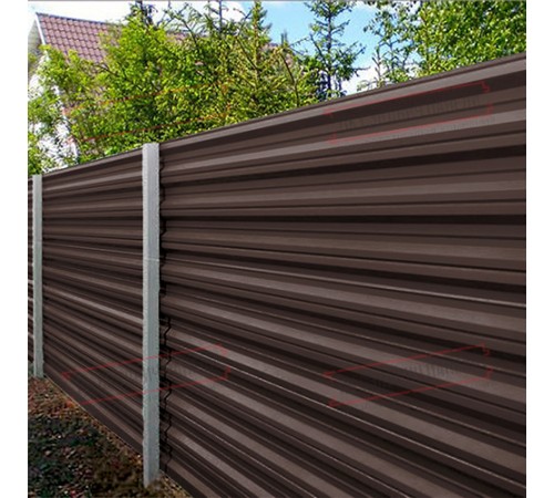 Профилированный лист НС35-1000 Пурман RAL8017-0.5