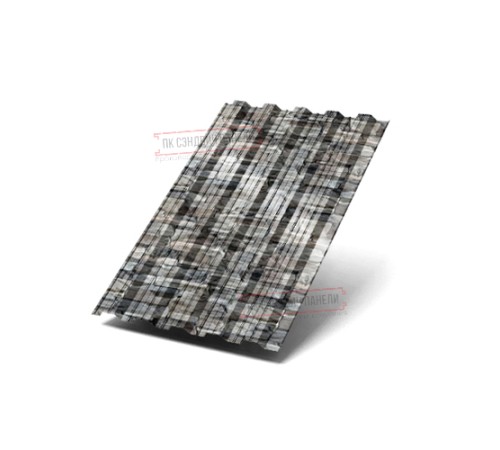 Профилированный лист НС35-1000 ECOSTEEL-Белый Камень-0.5