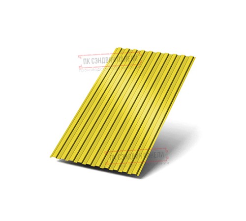 Профилированный лист С8х1150 Полиэстер RAL1018-0.7