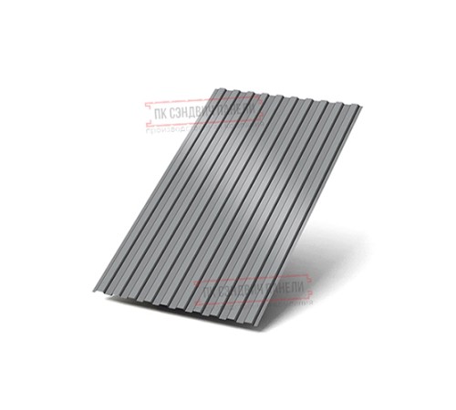 Профилированный лист С8х1150 Полиэстер RAL7004-0.45