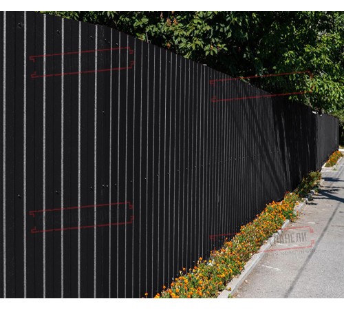 Профилированный лист С8х1150 Викинг E RAL9005-0.5