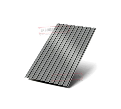 Профилированный лист С8х1150 Призма RAL9006-0.5