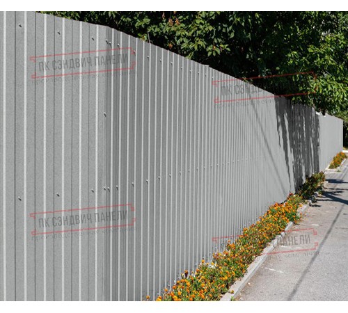 Профилированный лист С8х1150 Призма RAL9006-0.5