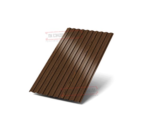 Профилированный лист С8х1150 ECOSTEEL_MA-МореныйДуб-0.5