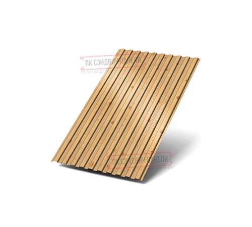 Профилированный лист С8х1150 ECOSTEEL-Сосна-0.5.