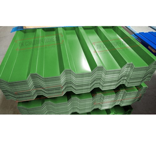 Профилированный лист С44-1000 Полиэстер RAL6018-0.5