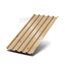 Профилированный лист С44-1000 ECOSTEEL-Сосна-0.5