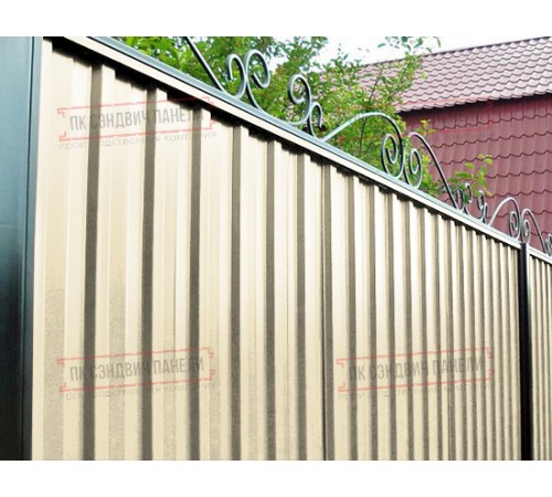 Профилированный лист С-15-1190-0.5 (с гранью) (Rooftop Glance) RAL 1015