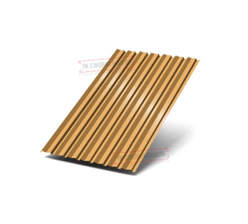 Профилированный лист С-15-1190-0.4 (с гранью) Полиэстер RAL 1034