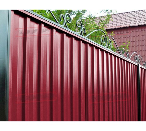 Профилированный лист С-15-1190-0.5 (с гранью) Полиэстер RAL 3003