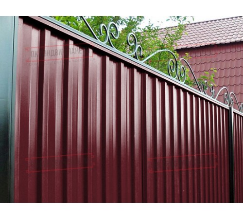 Профилированный лист С-15-1190-0.5 (с гранью) (Rooftop Matte) RAL 3005