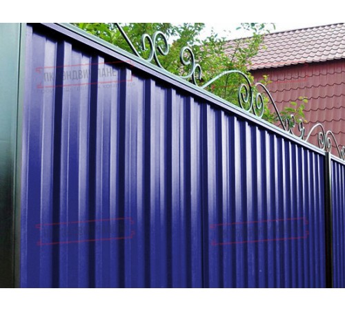 Профилированный лист С-15-1190-0.5 (с гранью) (Rooftop Glance) RAL 5002