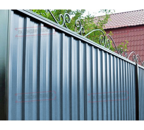 Профилированный лист С-15-1190-0.45 (с гранью) (Printech) RAL 5024