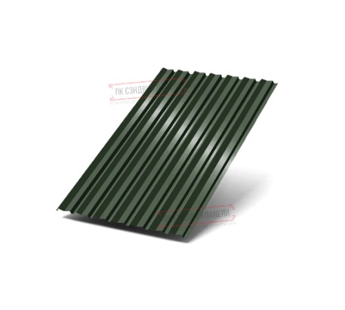 Профилированный лист С-15-1190-0.5 (с гранью) (Rooftop Matte) RAL 6020