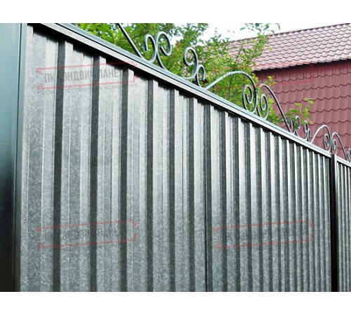 Профилированный лист С-15-1190-0.45 (с гранью) Оцинкованный