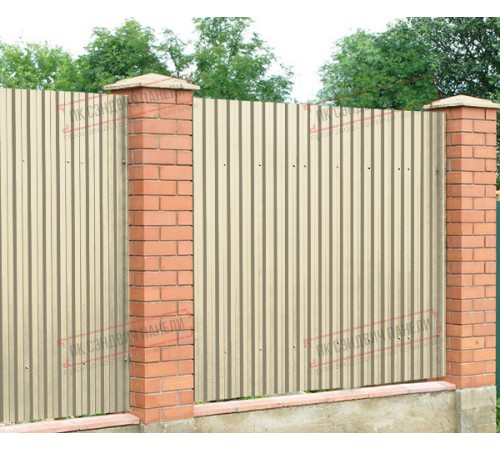 Профилированный лист C21х1000 Полиэстер RAL1015-0.7