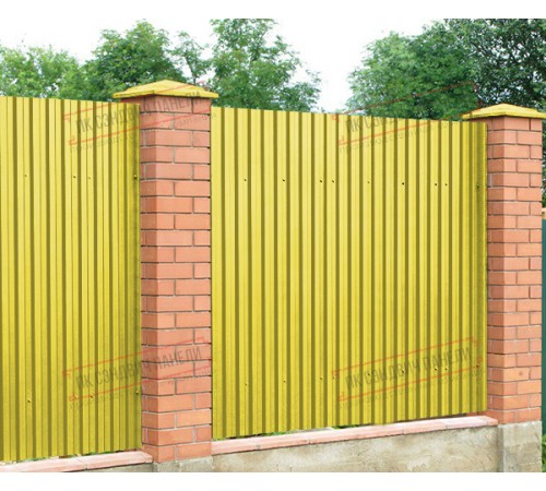 Профилированный лист C21х1000 Полиэстер RAL1018-0.5