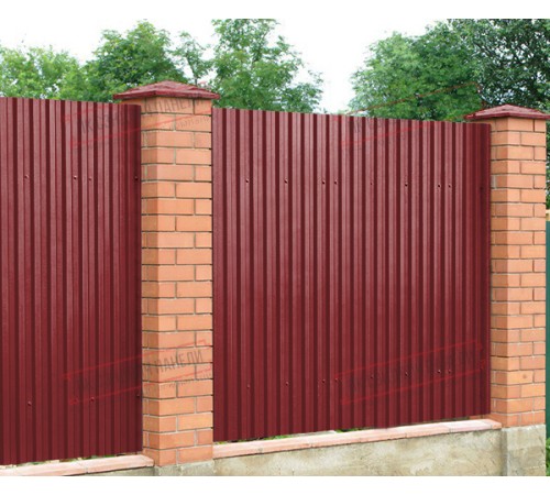 Профилированный лист C21х1000 Полиэстер RAL3011-0.45