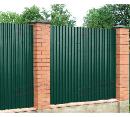 Профилированный лист C21х1000 Полиэстер RAL6005-0.7