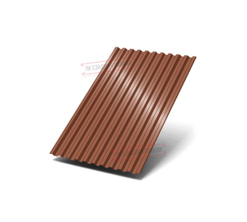 Профилированный лист C21х1000 Викинг E RAL8004-0.5