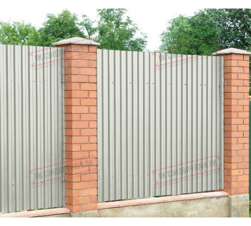 Профилированный лист C21х1000 Полиэстер RAL9002-0.7