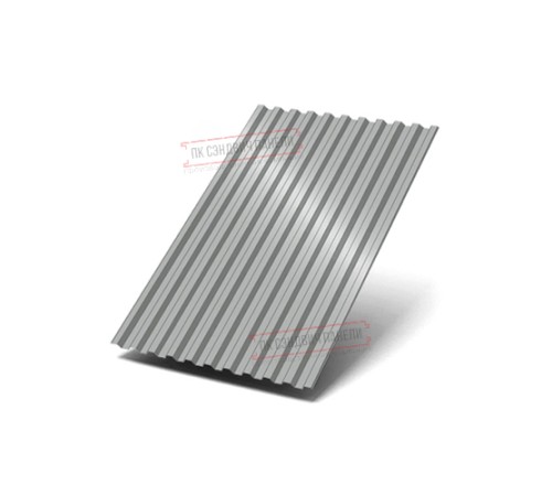 Профилированный лист C21х1000 Полиэстер RAL9006-0.45