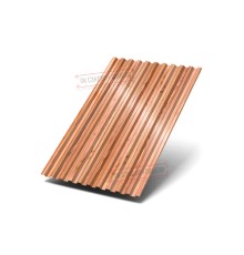 Профилированный лист C21х1000 ECOSTEEL_T-Кедр-0.5