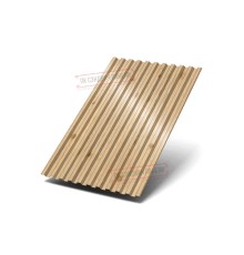 Профилированный лист C21х1000 ECOSTEEL_MA-Сосна-0.5