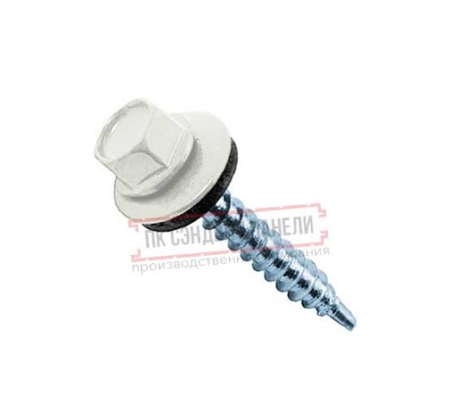 Саморезы 5,5х25 RAL 9002