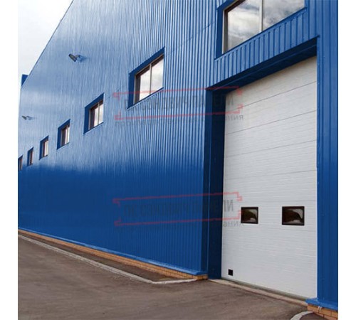 Сэндвич панели акустические стеновые с минеральной ватой, ширина 1000 мм, толщина 150 мм, 0.5/0.5, RAL5005