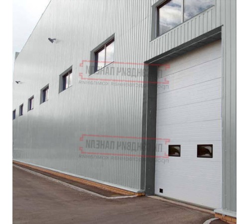 Сэндвич панели акустические стеновые с минеральной ватой, ширина 1000 мм, толщина 60 мм, 0.5/0.5, RAL9006