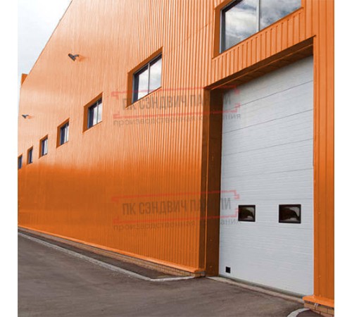 Сэндвич панели акустические стеновые с минеральной ватой, ширина 1000 мм, толщина 150 мм, 0.5/0.5, RAL2004