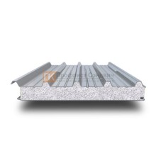 Алюминиевые сэндвич-панели кровельные с пенополистиролом, ширина 1000 мм, толщина 80 мм, 0.5/0.5