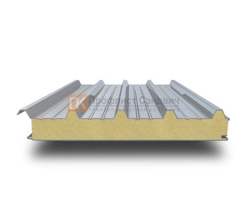 Алюминиевые сэндвич-панели кровельные с пенополиизоциануратом, ширина 1200 мм, толщина 150 мм, 0.5/0.5