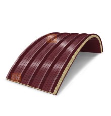 Сэндвич-панели арочные с минеральной ватой, ширина 1000 мм, толщина 50 мм, 0.5/0.5, RAL3005