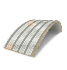 Сэндвич-панели арочные с минеральной ватой, ширина 1200 мм, толщина 20 мм, 0.5/0.5, RAL9002