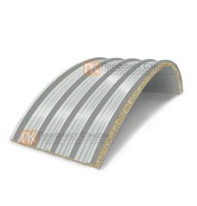 Сэндвич-панели арочные с минеральной ватой, ширина 1200 мм, толщина 40 мм, 0.5/0.5, RAL7035